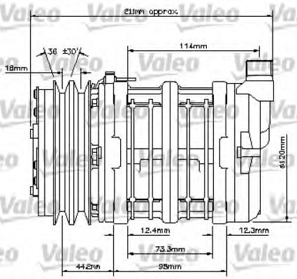 VALEO 815813 Compressor, air conditioning